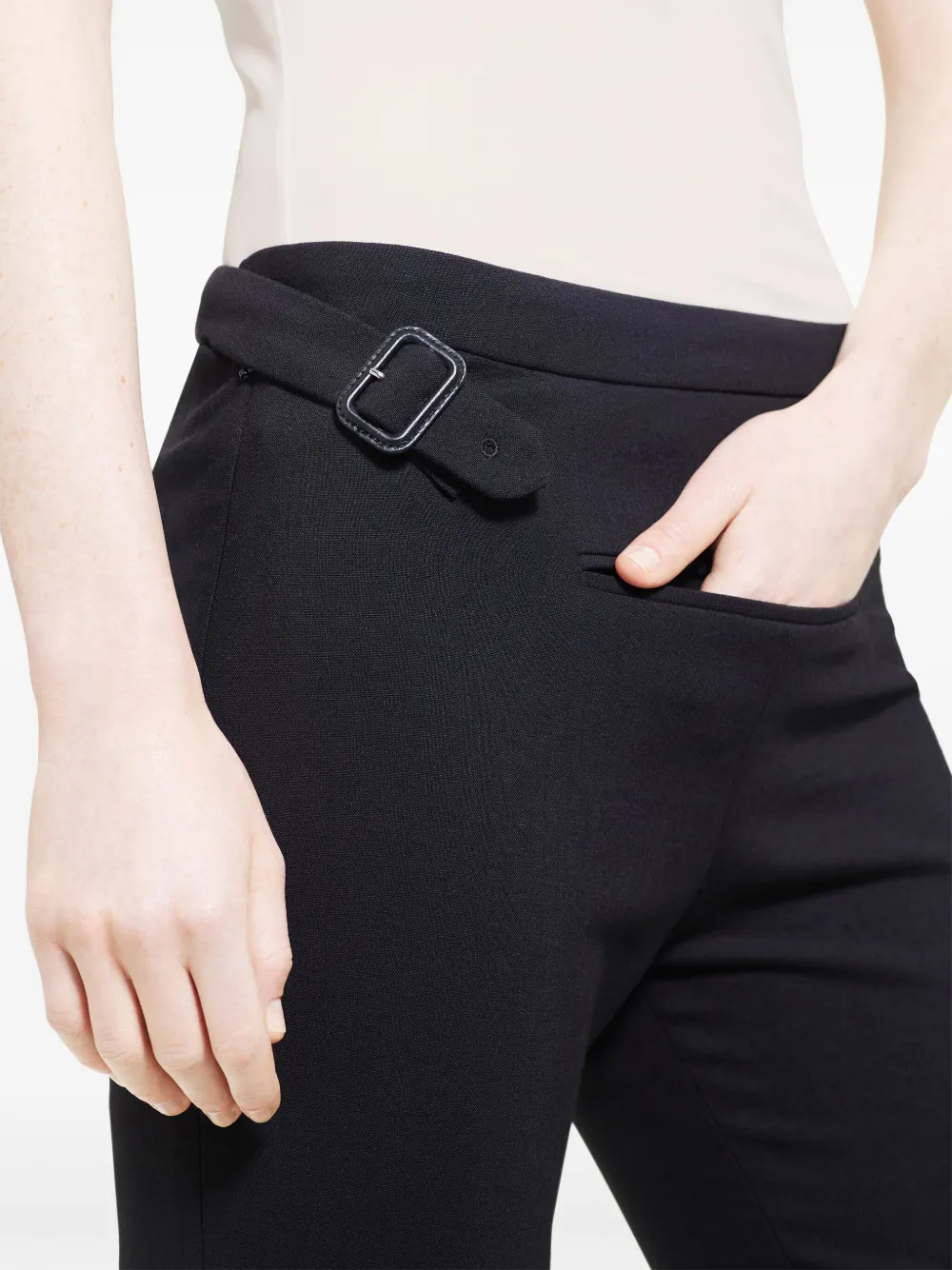 Courrèges Slash broek Zwart