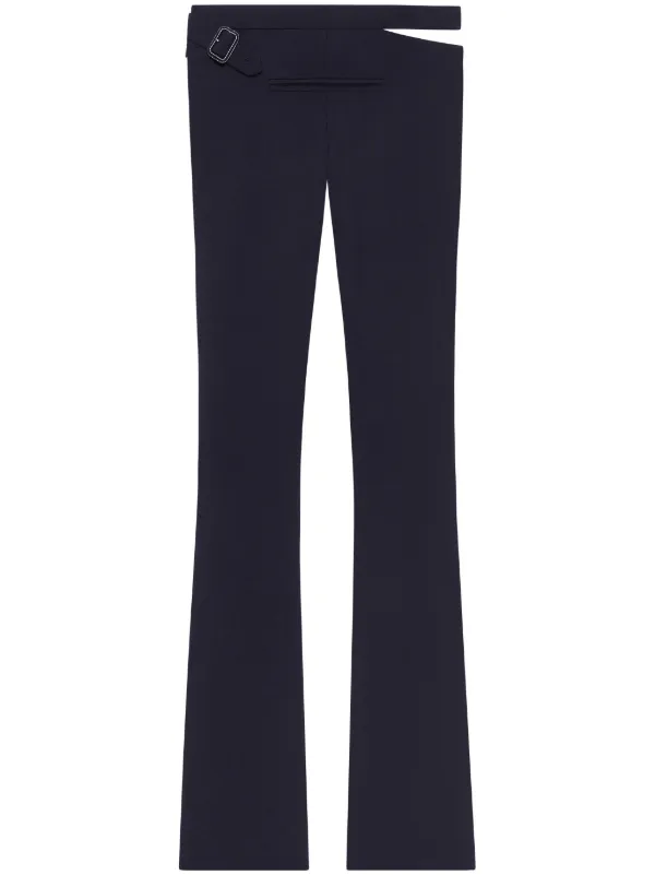 Courrèges Slash Trousers in Black