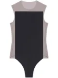 Courrèges Illusion bodysuit - Black