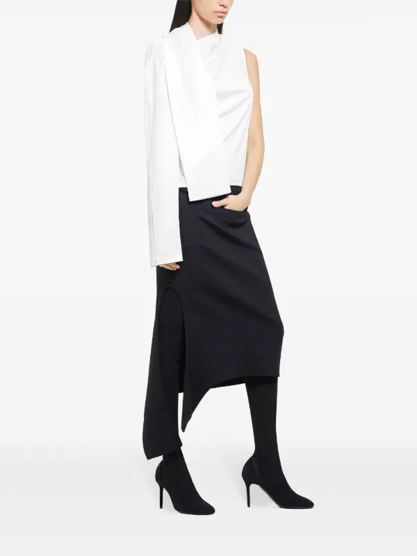 Courrèges オフショルダー Tシャツ | ホワイト | FARFETCH JP