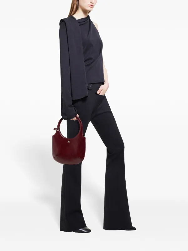 Courrèges Holy レザー ハンドバッグ | レッド | FARFETCH JP