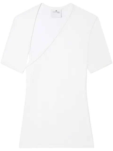 Courrèges slash T-shirt