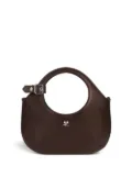 Courrèges mini Holy leather tote bag - Brown
