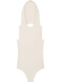 Courrèges Illusion hooded bodysuit - Neutrals
