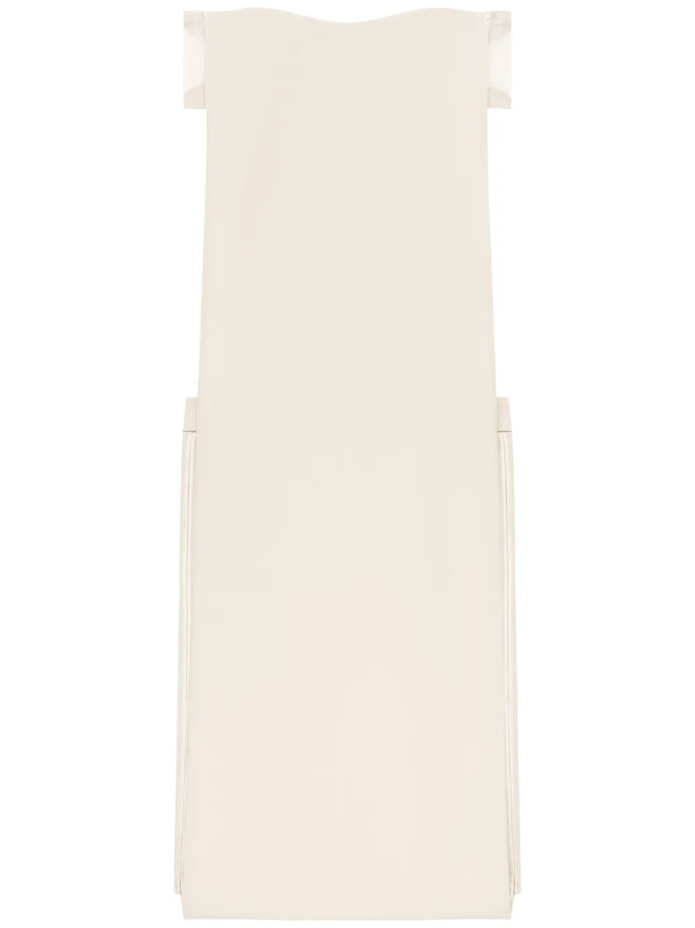 Courrèges Uitgesneden mini-jurk Beige