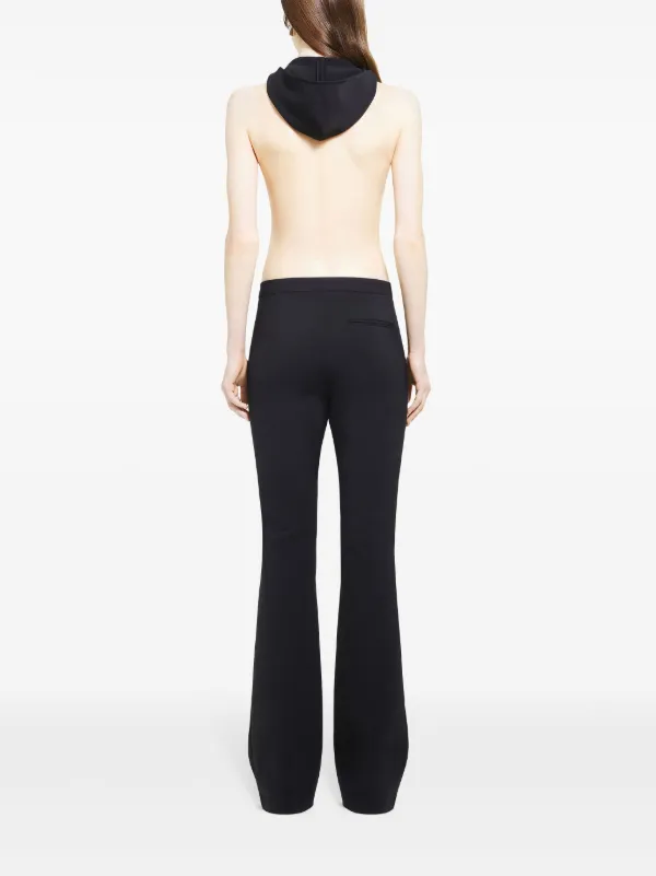 インナー・ルームウェアその他 Courreges SS25 'Illusion' bodysuit (424JBD112PL0159 B099) COURRÈGES Illusion jersey and stretch-tulle bodysuit | NET-A