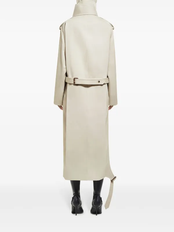 COURREGES＞＞＞コットン オブリーク トレンチコート COURREGES＞＞＞コットン オブリーク トレンチコート (Courreges