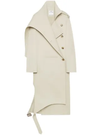 COURREGES＞＞＞コットン オブリーク トレンチコート COURREGES＞＞＞コットン オブリーク トレンチコート (Courreges