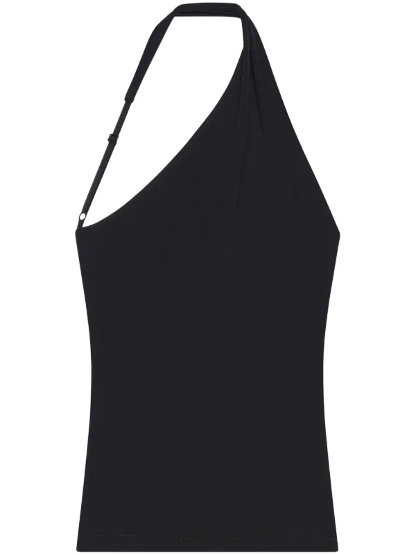 Courrèges Slash Asymmetric Top | Black | FARFETCH