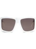 Courrèges Shook 2 square-frame sunglasses - White