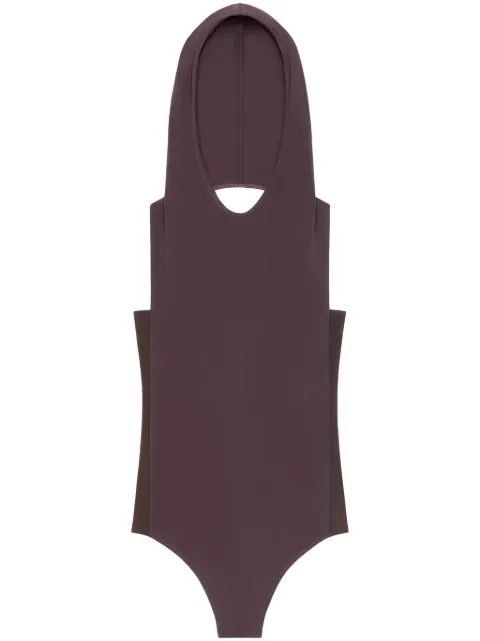 Courrèges Illusion hooded bodysuit