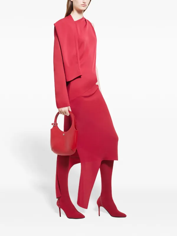 【関税込み】Courreges レッド Holy レザー バッグ Courrèges Holy レザー ハンドバッグ | レッド | FARFETCH JP