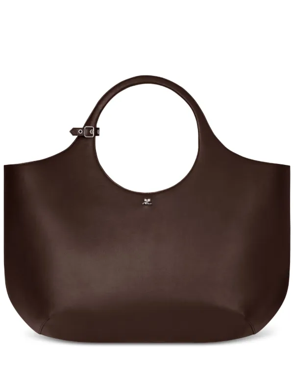 ショルダーバッグ・ポシェット Courreges 'Maxi Holy' Handbag Courrèges Maxi Holy Leather Bag | Black | FARFETCH