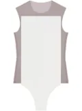 Courrèges Illusion bodysuit - White