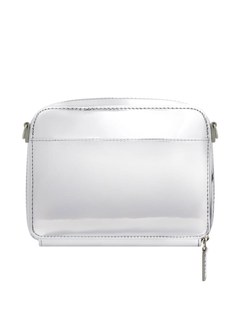 Shop Courrèges Cloud Chained Bag In Silber