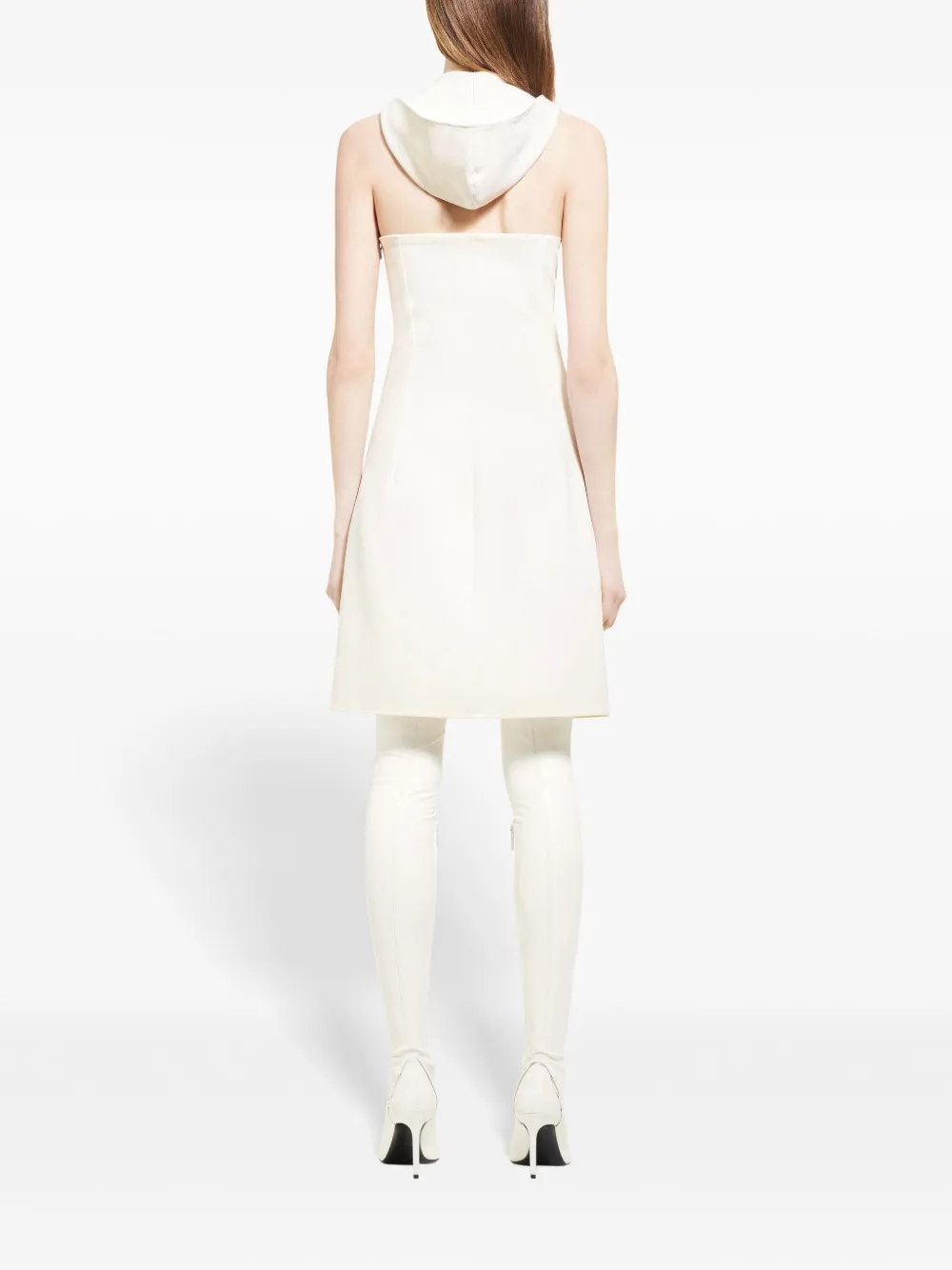 Courrèges Oblique jurk Wit