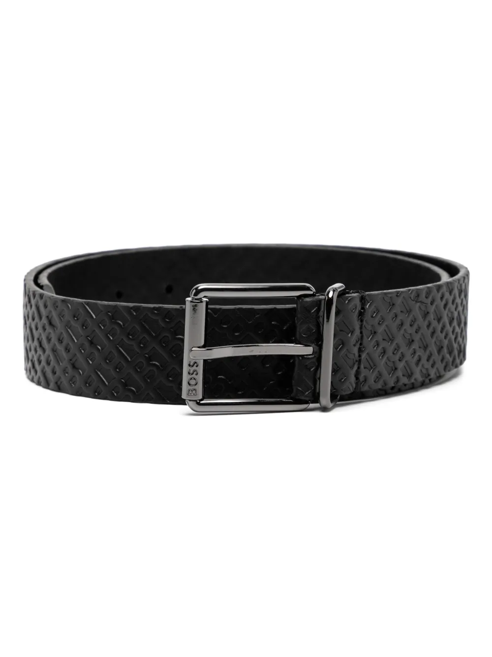 BOSS ceinture Roll B à motif monogrammé | noir | Image 1