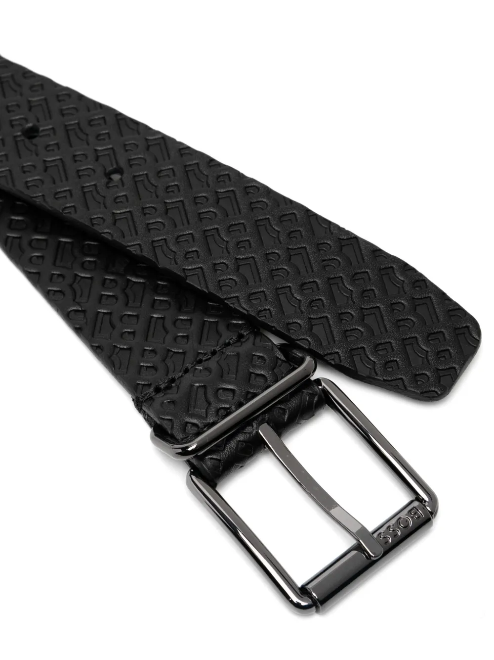 BOSS Roll B riem met monogram - Zwart