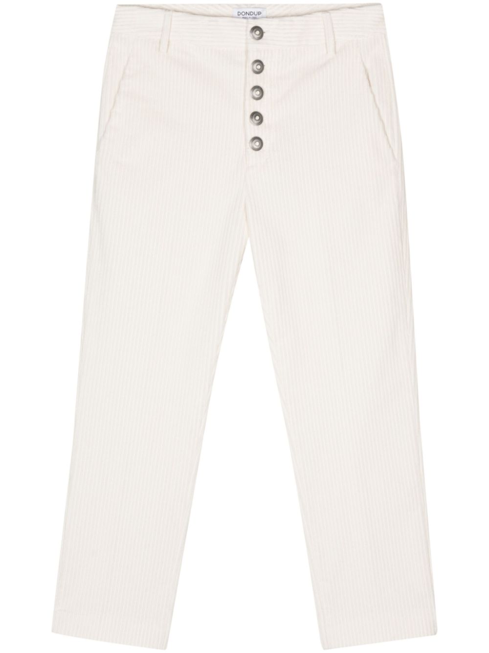 Shop Dondup Nima Trousers In White