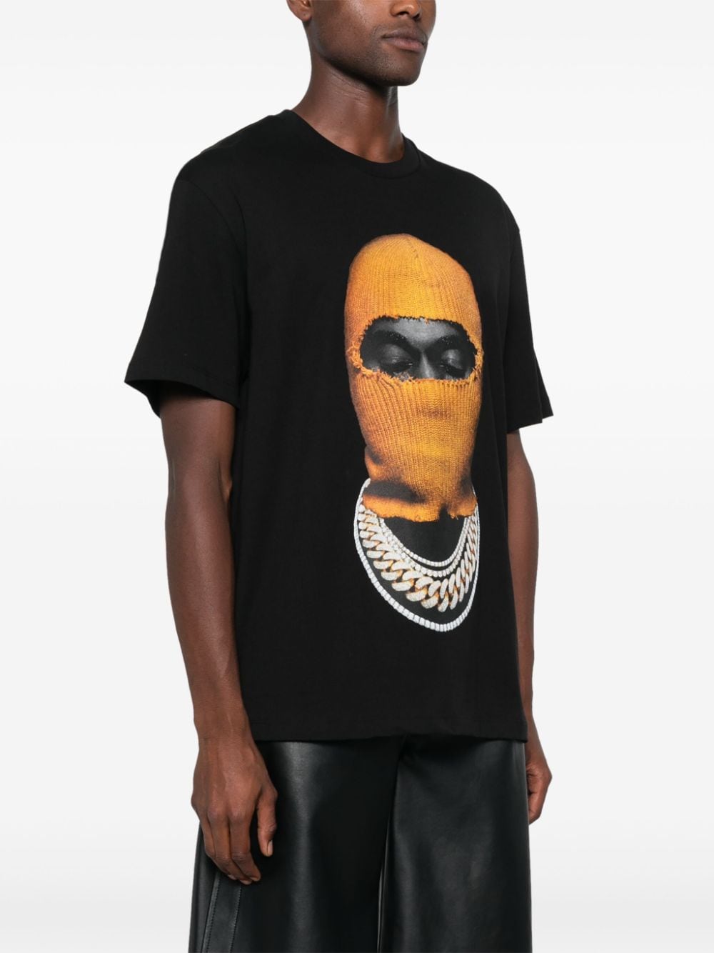 Shop Ih Nom Uh Nit Mask20-print T-shirt In Black