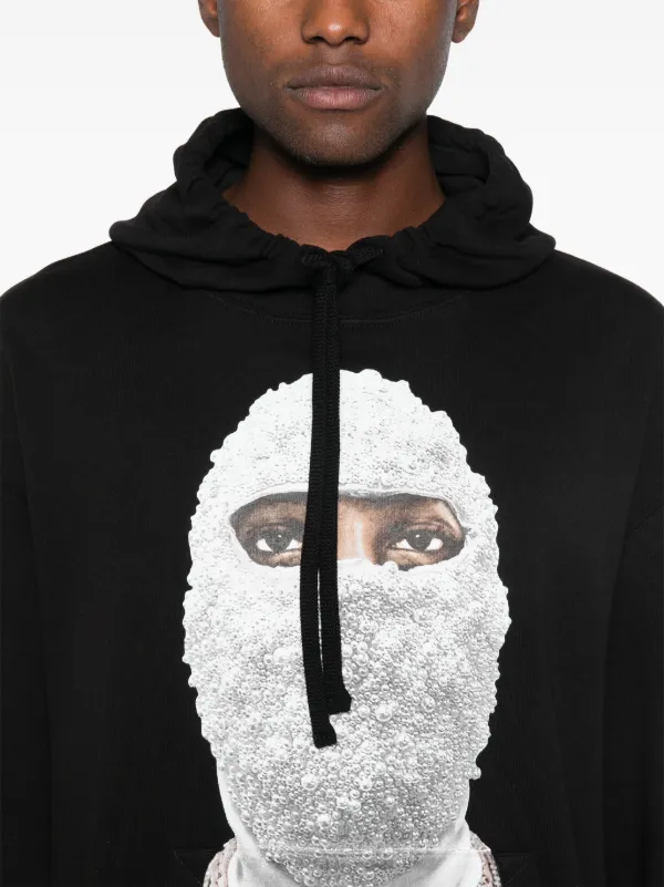 Ih Nom Uh Nit Future Mask-print Hoodie | Black | FARFETCH ID