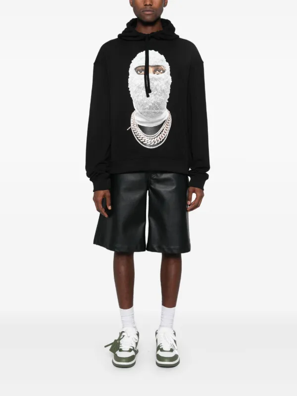 パーカー・フーディ IH NOM UH NIT FW20 HOODIE (NMW20213_009) Ih Nom Uh Nit Future Mask-print Hoodie | Black | FARFETCH RO