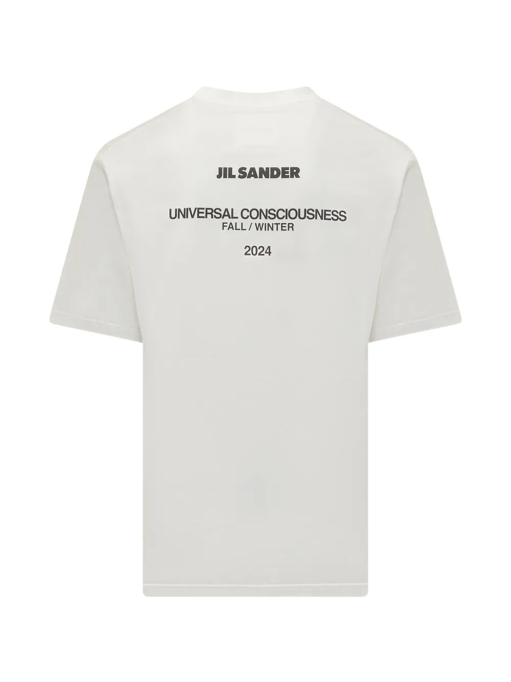 Jil Sander Katoenen T-shirt met logoprint Beige