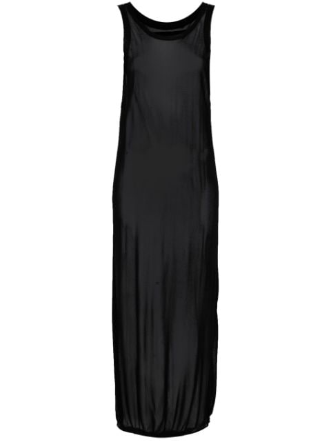 Isabel Benenato fine-knit maxi dress