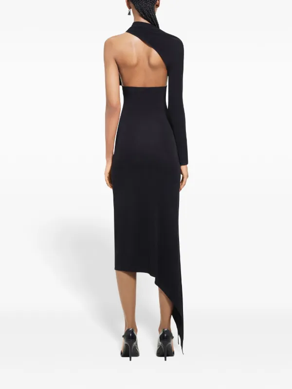 ワンピース Courreges A-LINE CREPE DRESS (223CR0236VI0013 9999 BLACK) HERITAGE CREPE A-LINE DRESS - courrèges