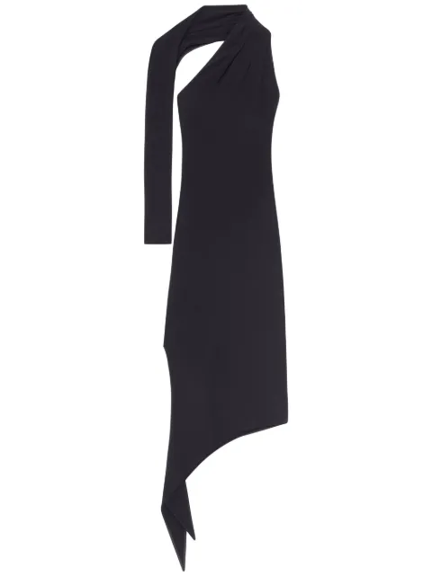 Courrèges Slash crepe maxi dress