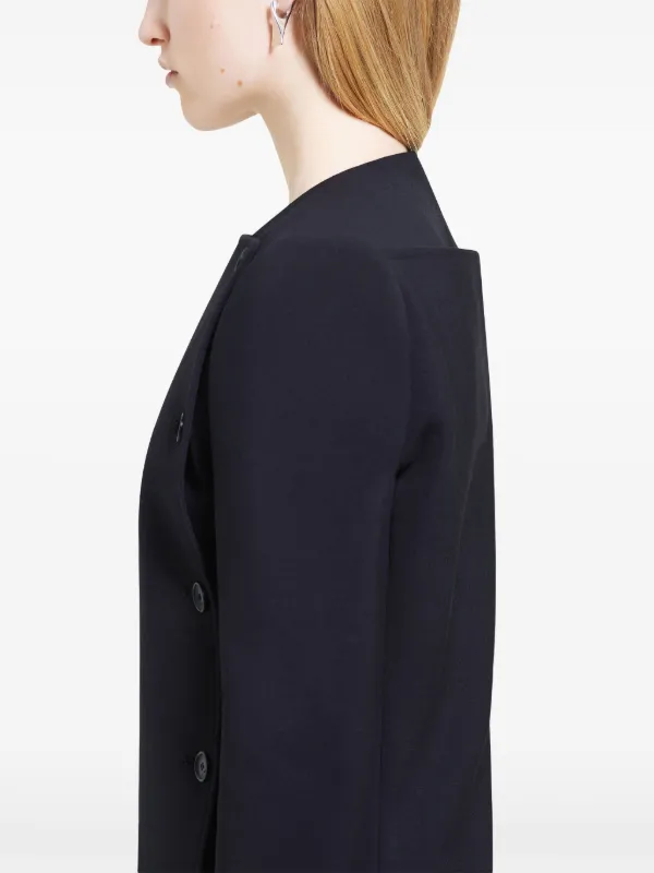 ★大人気商品★ | テーラードコート Courrèges ブラック JP FARFETCH | ジャケット・アウター