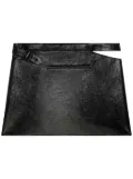 Courrèges vinyl mini skirt - Black