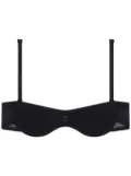 Courrèges lingerie tulle bra - Black