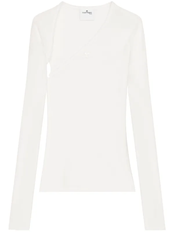 Courrèges Slash Tシャツ | ホワイト | FARFETCH JP