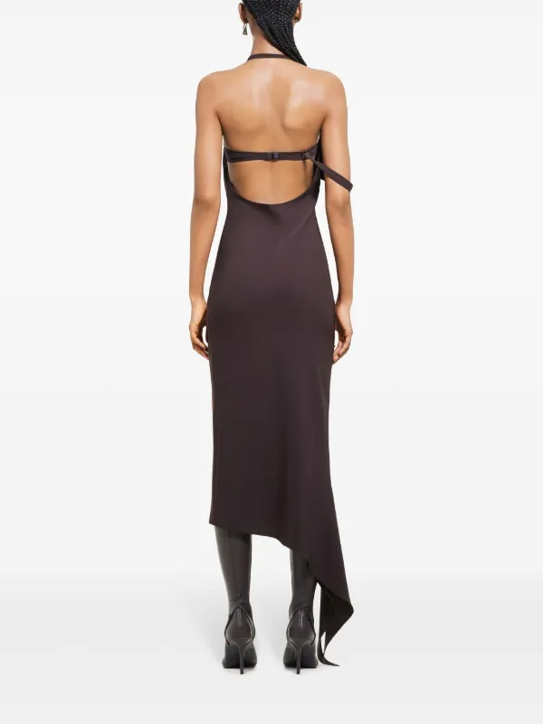 Courrèges Undressed Dress | Brown | FARFETCH