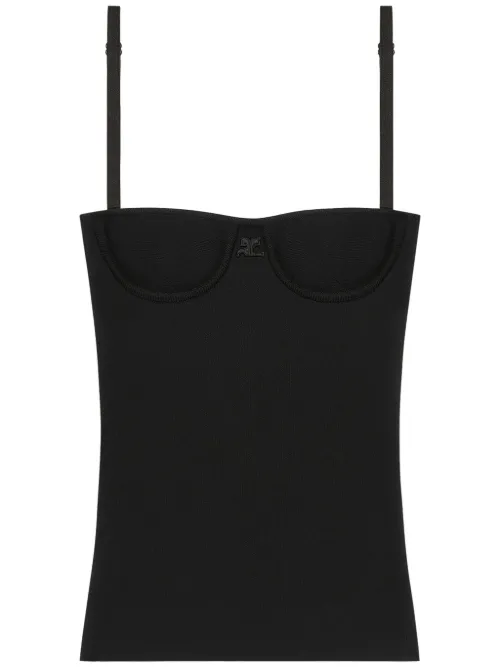 Haut à détail de laçage - Courrèges - Modalova