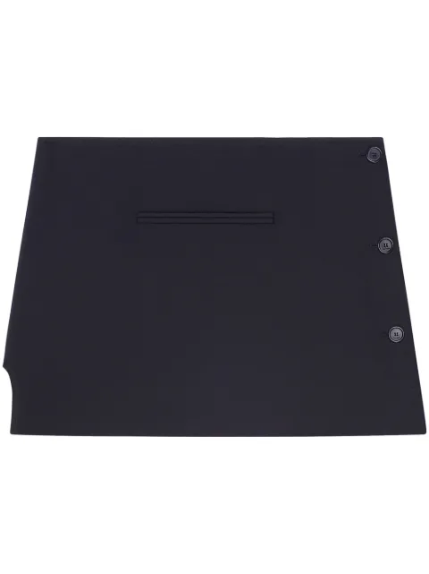 Courrèges Oblique tailored mini skirt