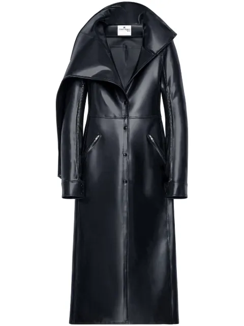 Courrèges gabardina con botones