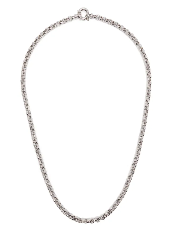Tom Wood Thick Rolo Chain Necklace | Silver | FARFETCH