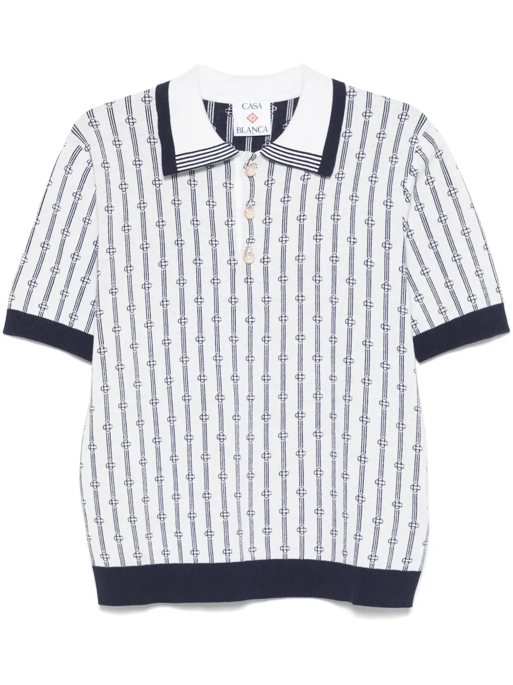 monogram polo shirt