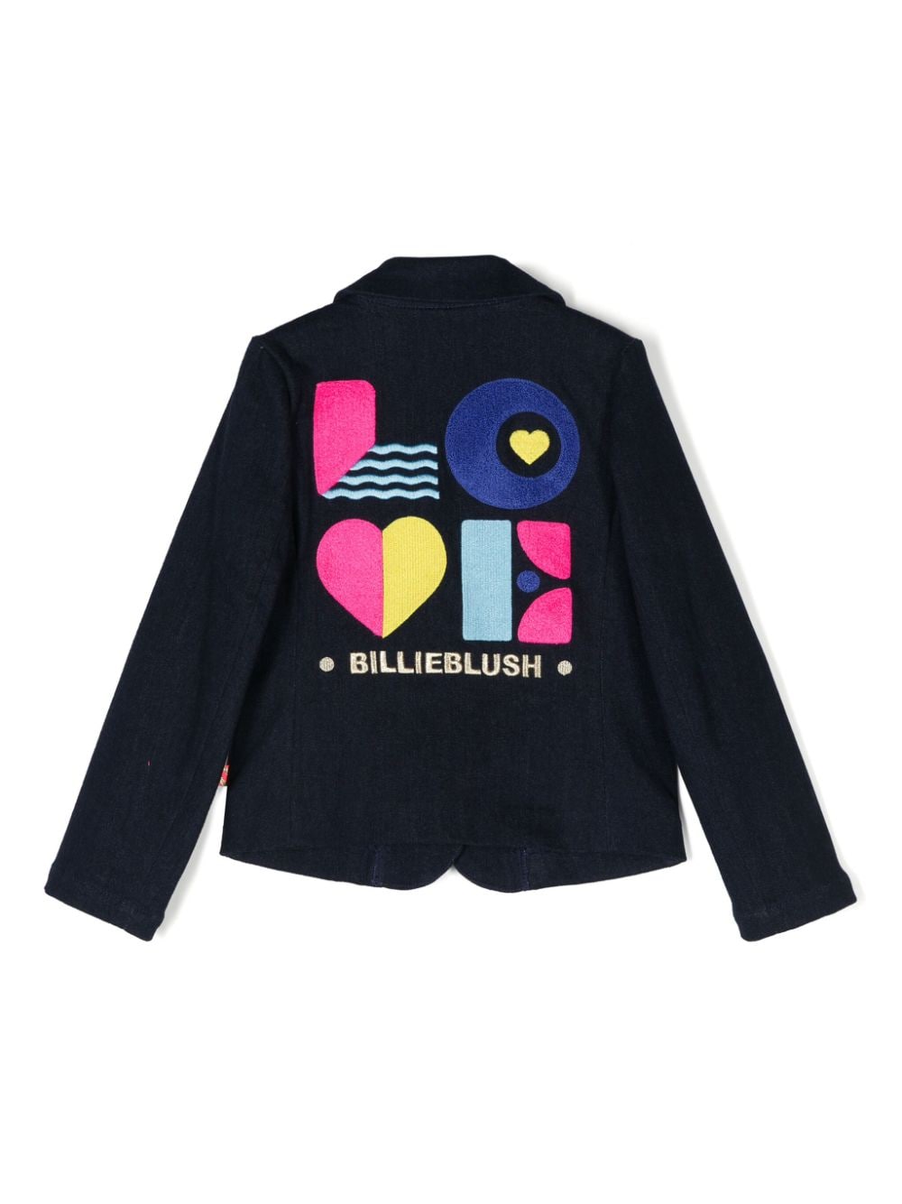 Billieblush Blazer met geborduurd logo - Blauw