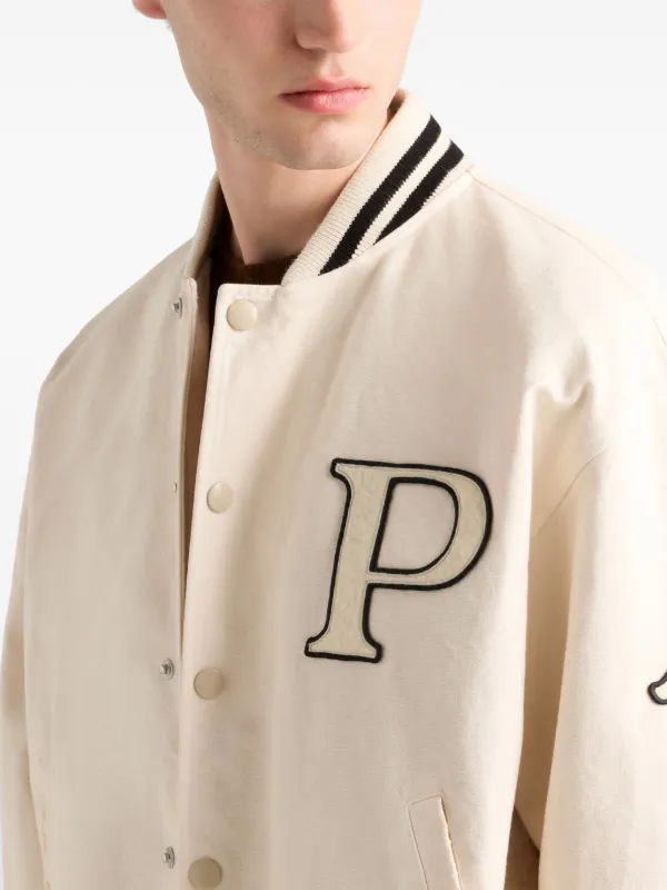 Prada パッチディテール ボンバージャケット | ニュートラル  