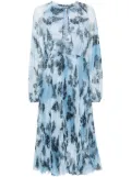 ERMANNO FIRENZE floral-print midi dress - Blue