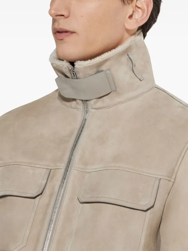 Ermenegildo Zegna ゼニア スウェードジャケット メンズ