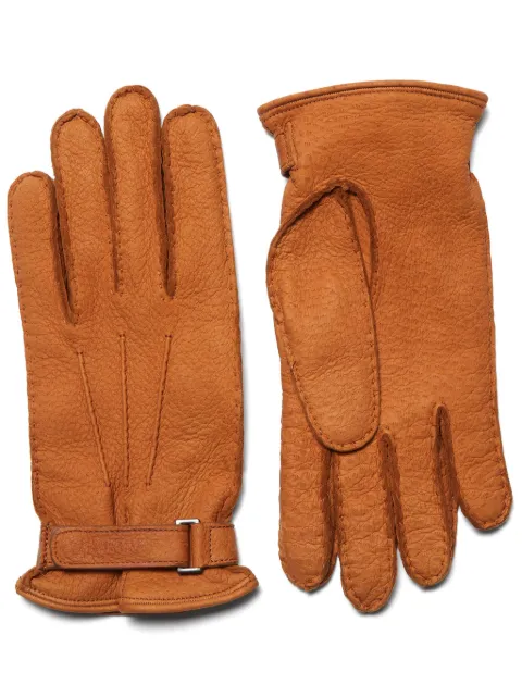 Zegna leather gloves