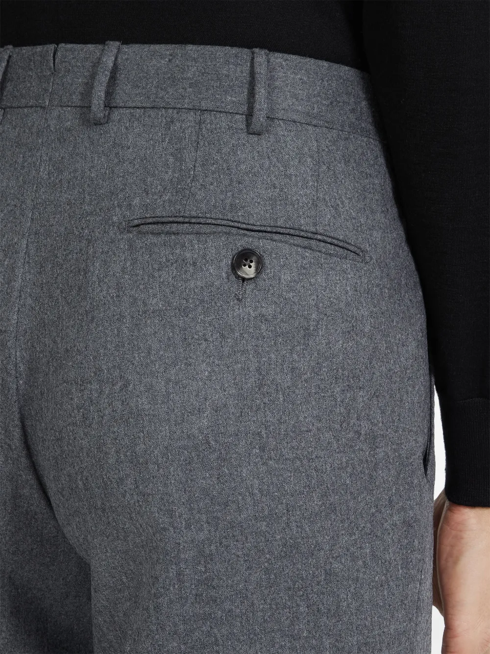 Zegna Wollen broek Grijs