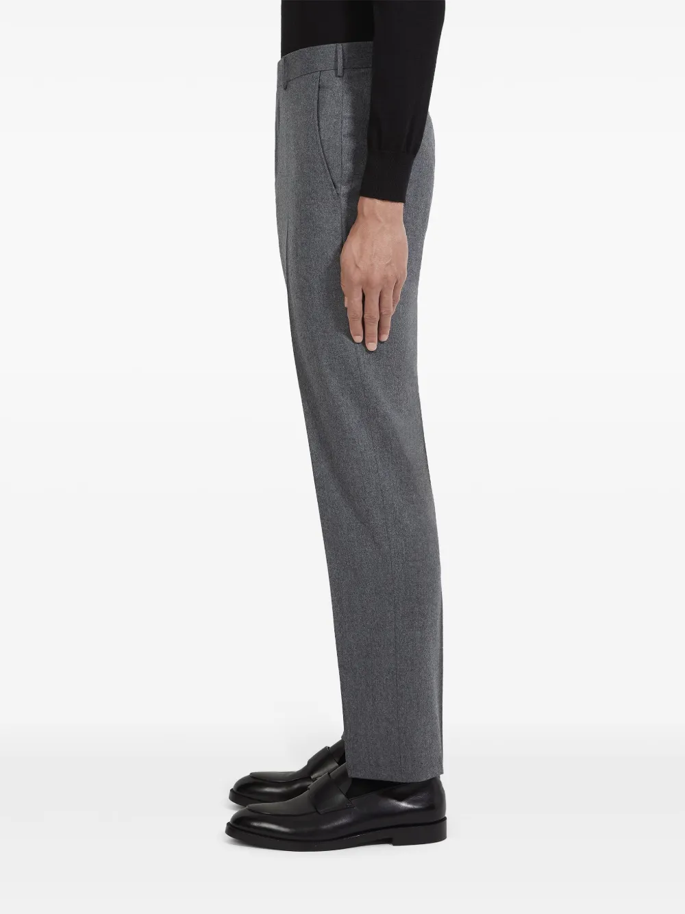 Zegna Wollen broek Grijs