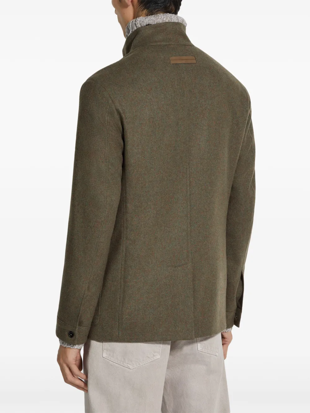 Zegna Conte Chore blazer Groen