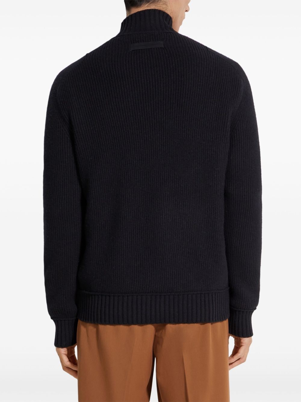 Shop Zegna Oasi Cardigan In Black