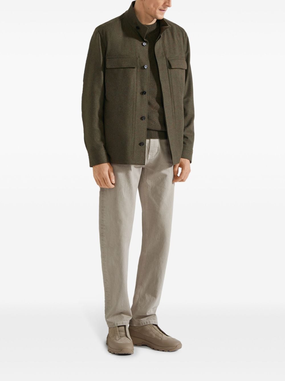 Zegna Oasi shirtjack - Groen